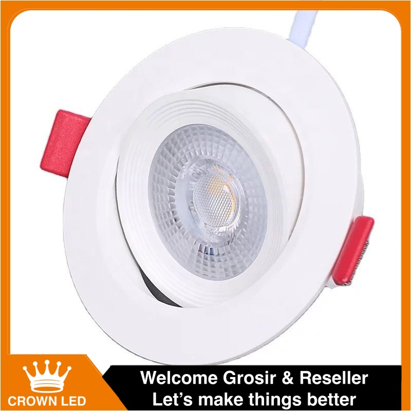 Lampu LED Sorot Downlight 5 Watt Asli SNI Awet Super Terang Terlaris