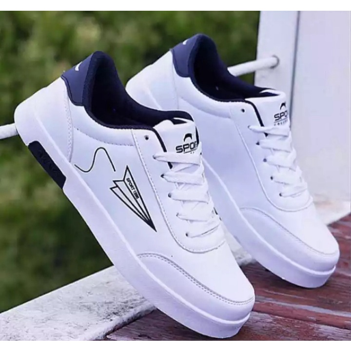 PVN Hamstore  | Sepatu Sneakers Pria Wanita SS-kapal Hitam/Putih Fashion Casual Import Sport Shoes Q