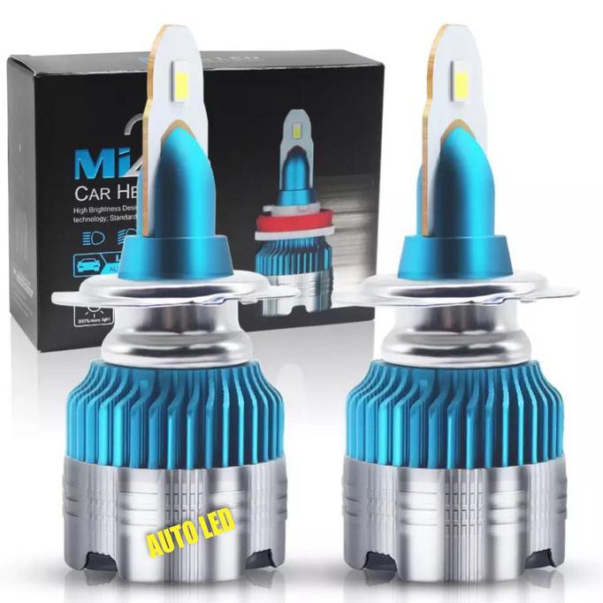STAR LAMPU LED MOBIL MOTOR H4 MI2 LED SLIM DAN MINI SIZE 50WATT A00142 #1