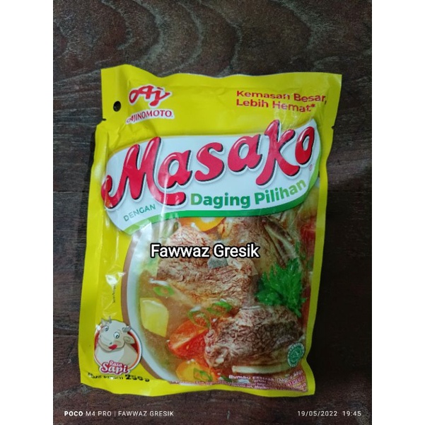 Masako Penyedap Ayam Sapi 250gr - Masako Ayam Sapi 250gr Penyedap Rasa 250g