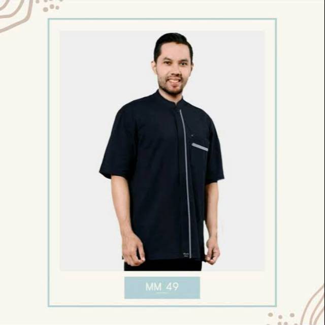 BAJU KOKO KAOS MUTIF MAN MM 49 || Ori Mutif Damoza Upmore