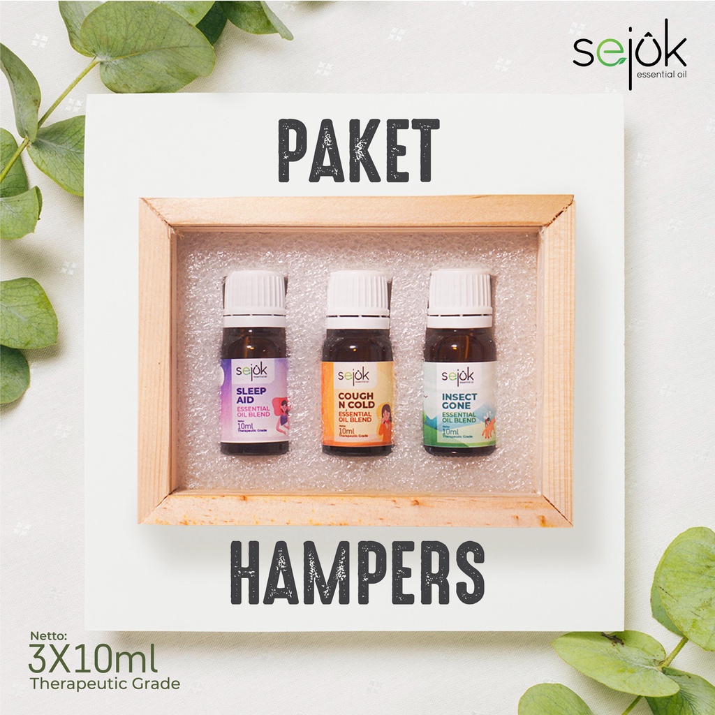 SEJUK Hampers Essential Oil Kit Gift Set Hadiah Paket Aromatherapy