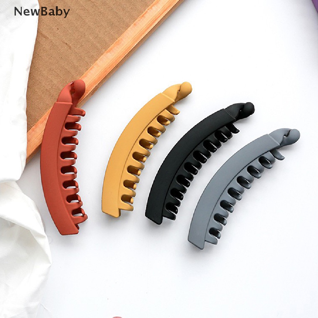 1pc Jepit Rambut Model Capit Kepiting Pisang Untuk Aksesoris Wanita