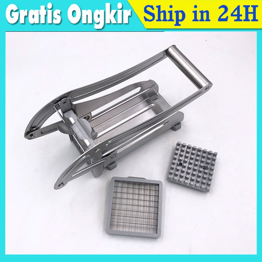 

Alat Pemtong Kentang Potato Cutter Chopper French Fries