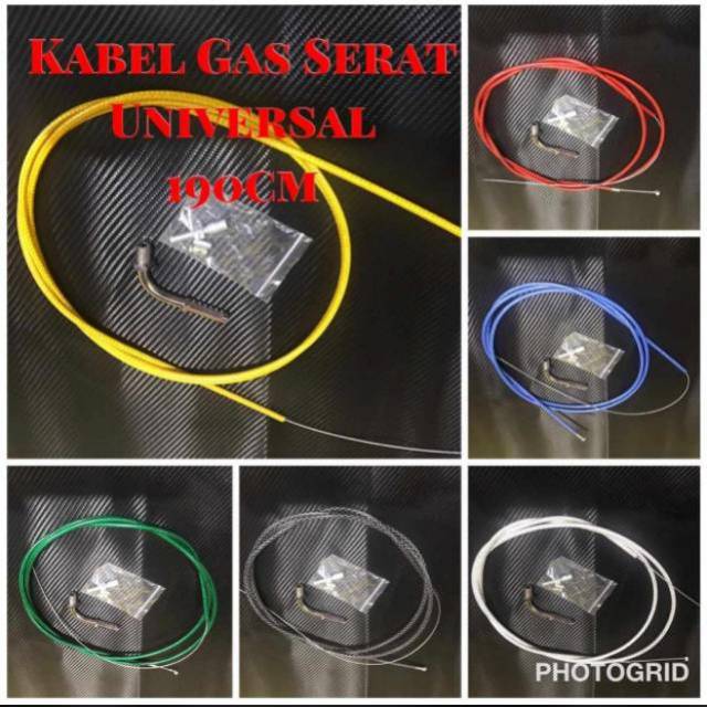 Tali Kabel Gas Serat Dkt Universal Ukuran 190cm