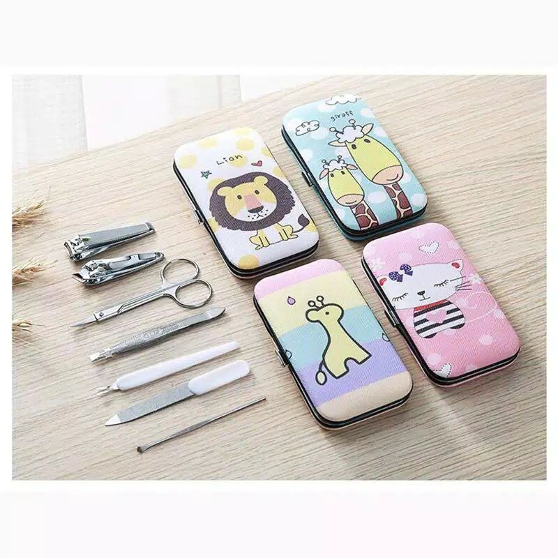 Alat Gunting Kuku Set Karakter / Nail Cripper Set / Alat Menicure Pedicure Set/ Alat Perawatan Kuku