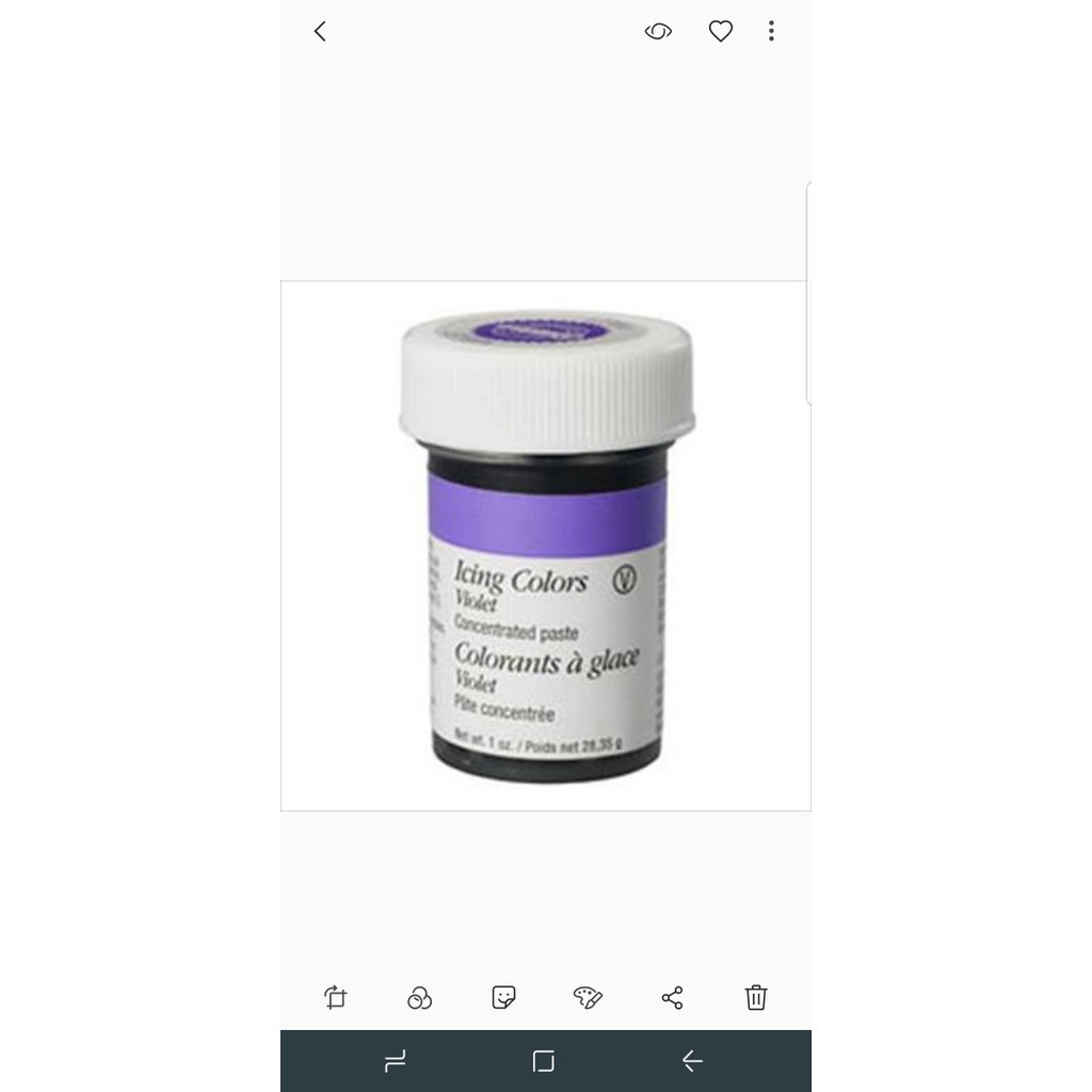 

Wilton color Violet 1oz icing gel food coloring paste gel