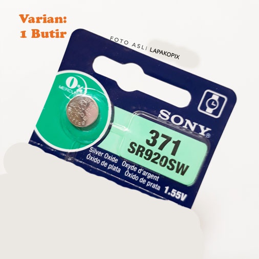 Sony 920 - Baterai SR920SW Batre Batrei Jam Tangan Kancing Sony Sr 920 Batrai Battery Sony 371 1.55V