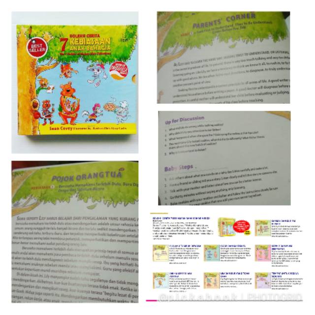 Boxset 7 kebiasaan anak bahagia : 7 habits bilingual