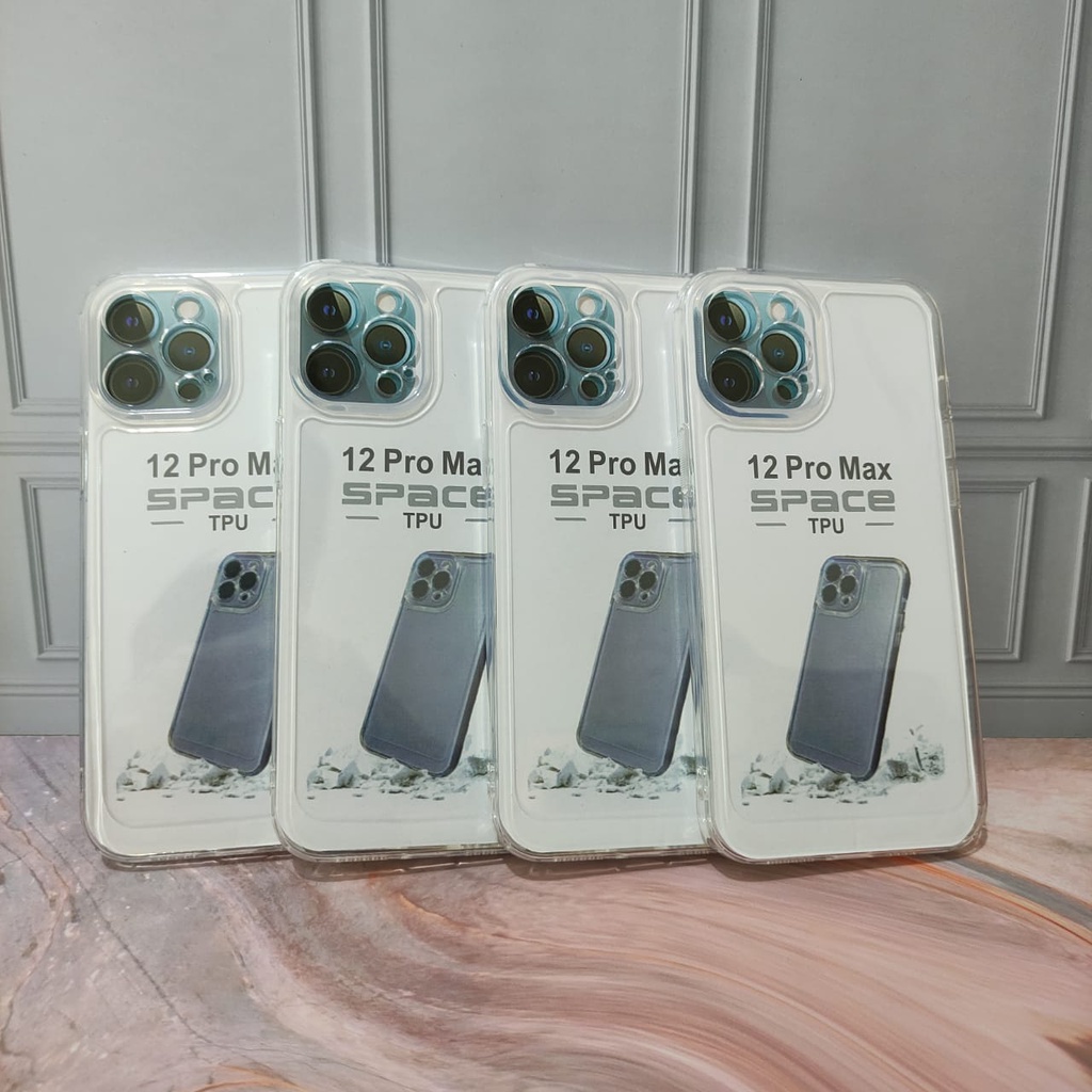 SoftCase For Ip 12 12 Pro 12 Pro Max Case Bening Clear SPACE TPU Jelly White_Cell