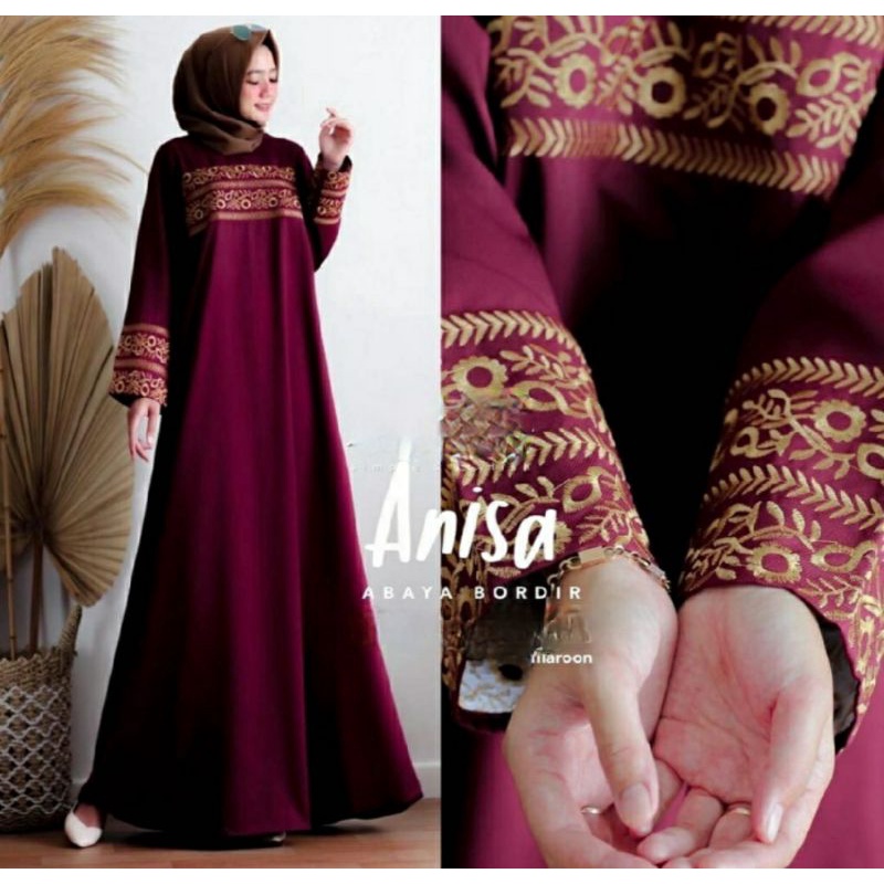 Abaya Anisa Bordir