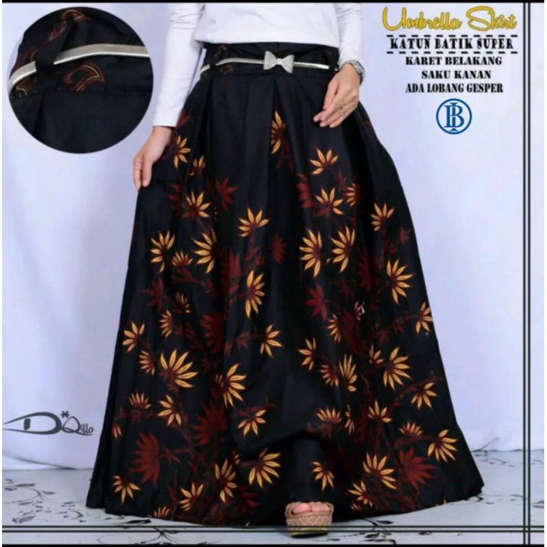 ROK BATIK TERBARU ALLSIDE MOTIF CENDRAWASI &amp; ULIR