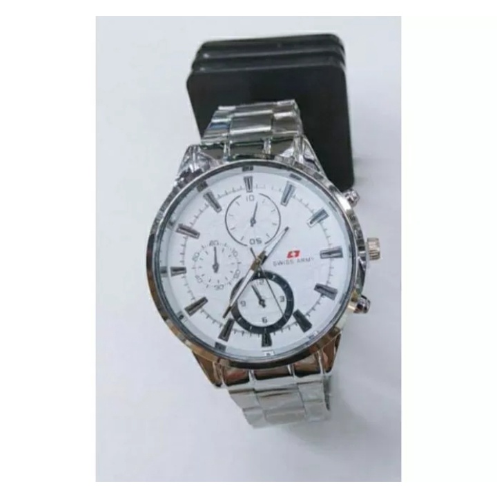 JAM TANGAN COUPLE CRONO SATINLESS STEEL JAM TANGAN RANTAI PASANGAN