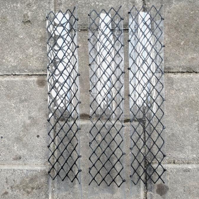 ] Turus datar bening jaring plastik penyangga tanaman merambat