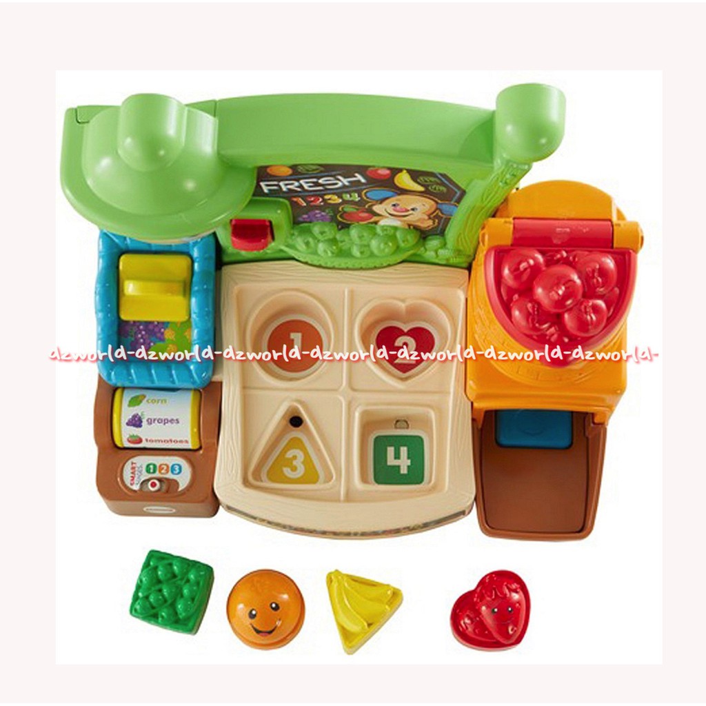 Fisher Price Laugh&amp;Learn Fruits Fun Learning Market Mainan Edukasi Keranjang Belanjaan