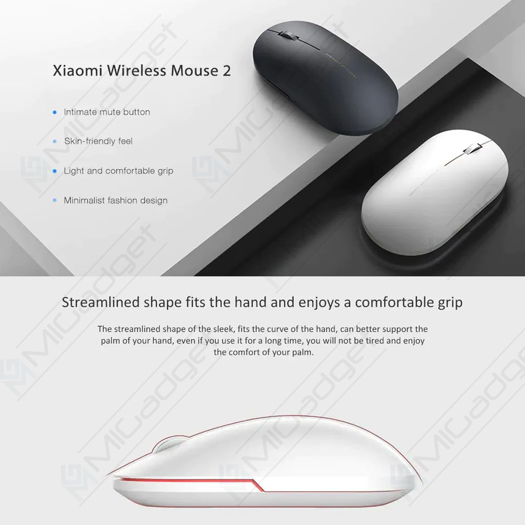 Wireless Mouse 2 1000DPI 2.4GHz XMWS002TM