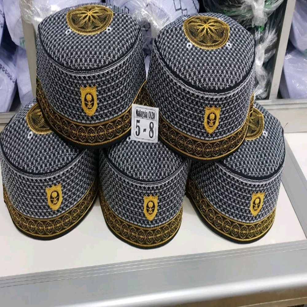 Grosir 10 pcs - Peci  Kopiah Malaysia Cina 20- MACOM NZ| Basmalah Muslim Store