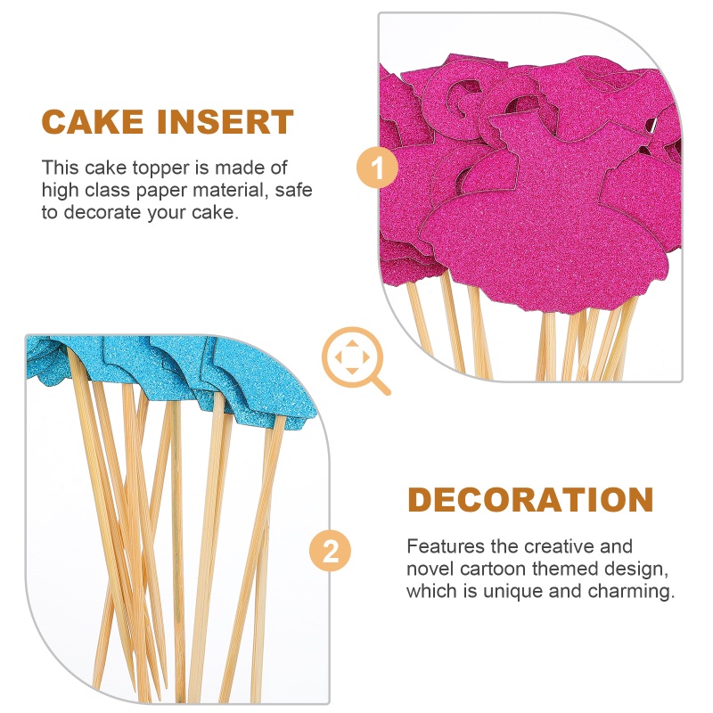 12pcs / set Topper Kue Desain Pakaian Bayi Laki-Laki / Perempuan Untuk Dekorasi Baby Shower / Ulang Tahun
