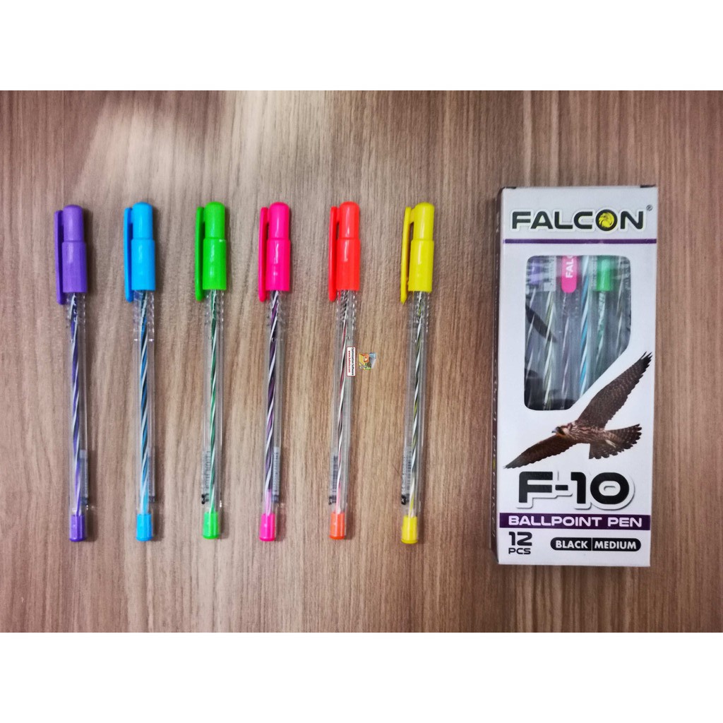 Pulpen - Semi Gelpen Falcon F-10 - Ballpoint (1 Lusin)