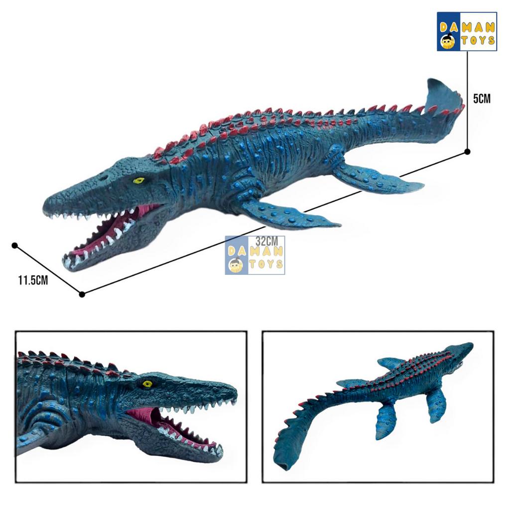 Mainan Hewan Mosasaurus Dinosaurus Dino Pajangan