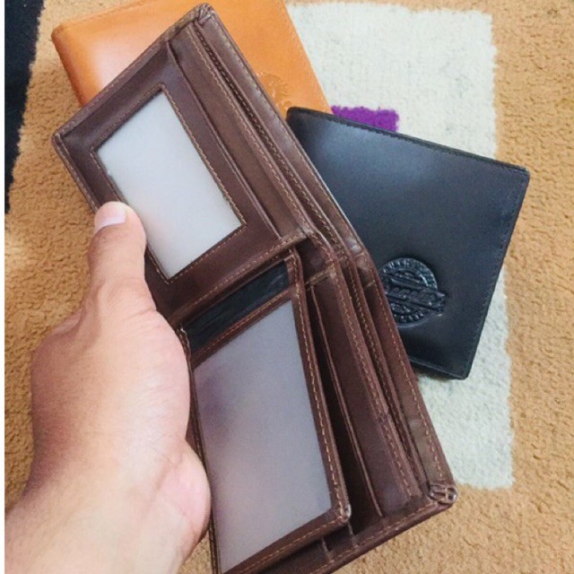 anton hilmanto dompet pria bahan kulit asli lokal model lipat biasa #dompet #dompetlipat #dompetpria