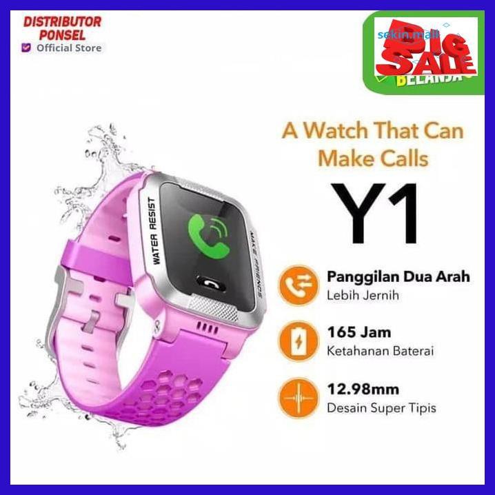 D6Dg5T7- Imoo Smartwatch Y1 Jam Tangan Anak Garansi Resmi Imoo - Biru T80Yk675-