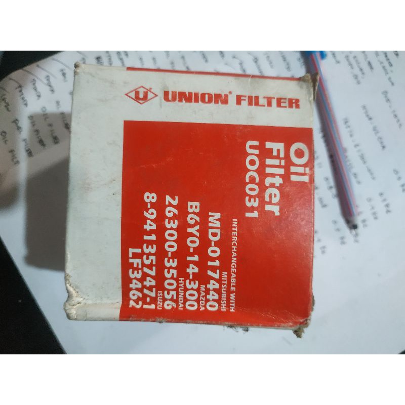 Union Oil Filter Mazda, Hyundai, Isuzu