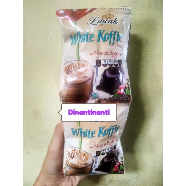 

LUWAK WHITE KOFFIE, 1 Renceng