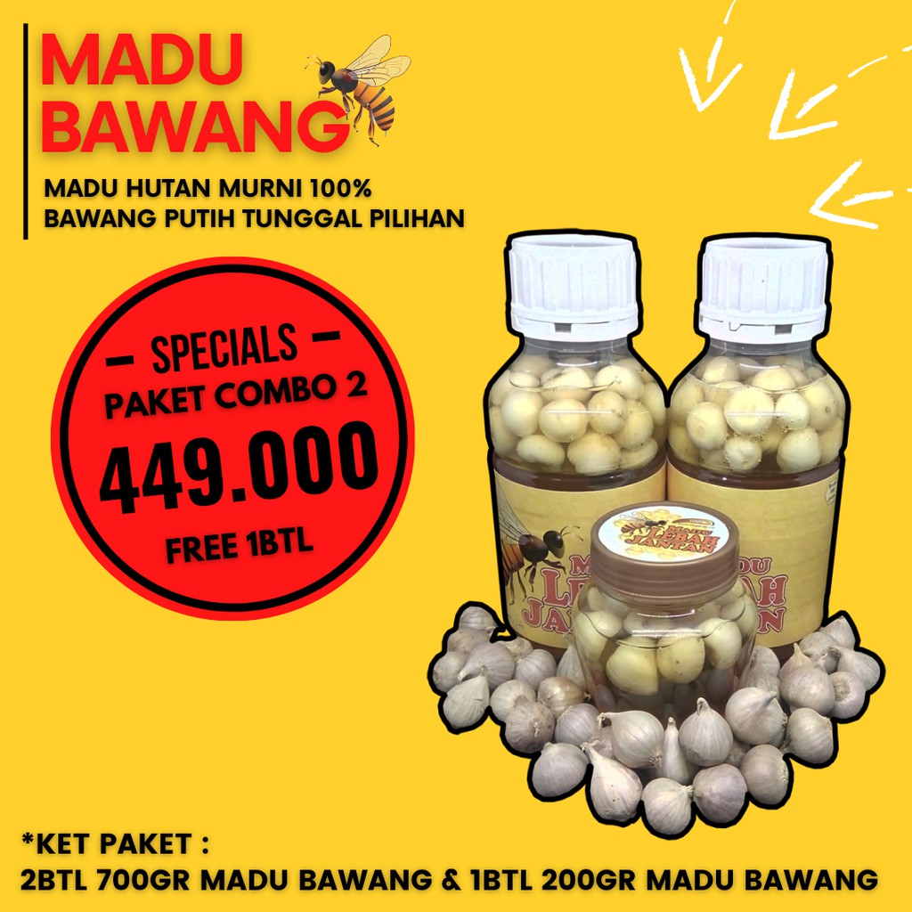 

Madu Bawang Premium Paket Combo 2