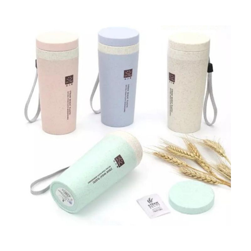 Botol Minum Korea Tumblr - Portable Gelas Plastik Anti Tumpah