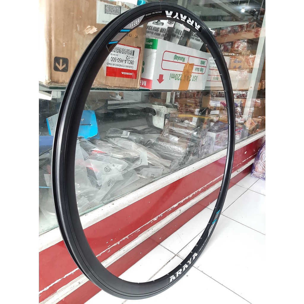 Velg Rims 700C ARAYA Sepeda Fixie RB Road Bike Ukuran Rim 700 C BRAKELINE Doubel Wall 32 Hole Alloy 