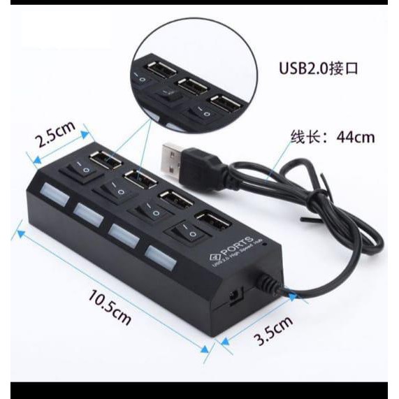 Charger USB High - Speed 4 Lubang