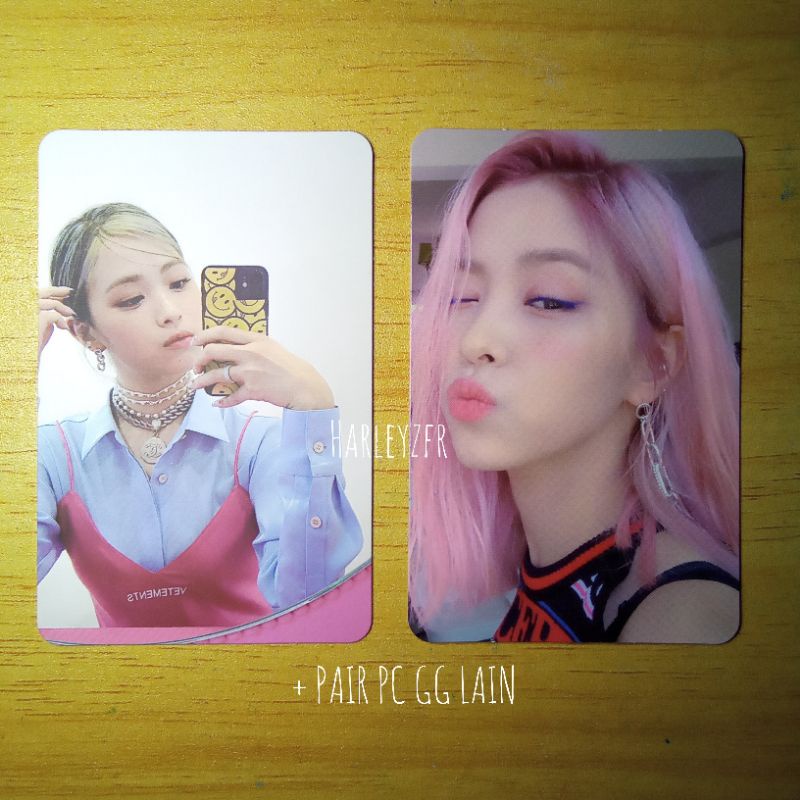 (BOOKED) pc ryujin icy pout cil crazy in love mirror selfie album photocard