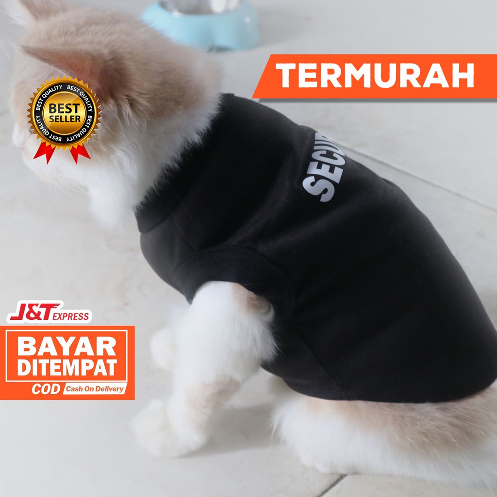 BAJU KUCING BAJU ANJING BISA CETAK NAMA kaos binatang bahan nyaman