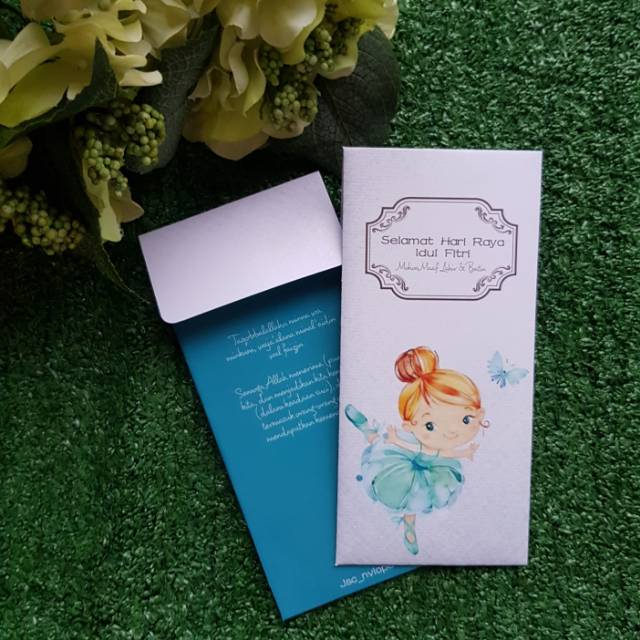 

Amplop idul fitri amplop uang lebaran. Angpao UK LARGE. Money Envelope Birthday kids, Ballerina, Wedding dll