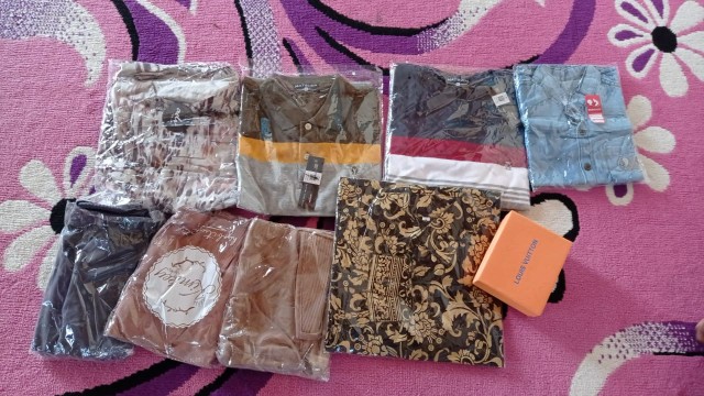 Kemeja Batik Pria Lengan Panjang M L Xl Xxl
