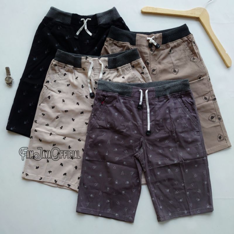 Celana Rip Pinggang Karet Motif Slim Fit Premium Quality