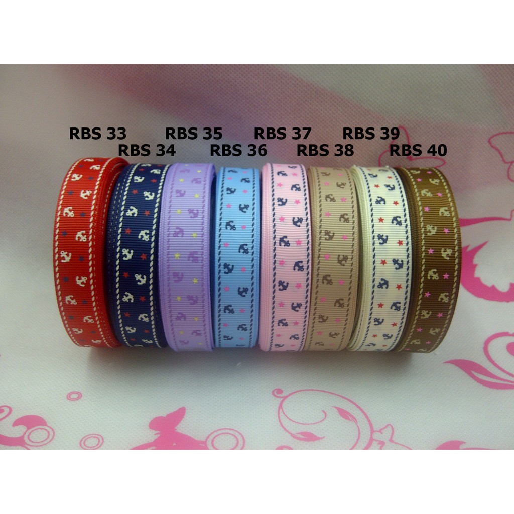 

[10 YARD] PITA GROSGRAIN MOTIF JANGKAR SALE RBS 33,34,35,36,37,38,39,40