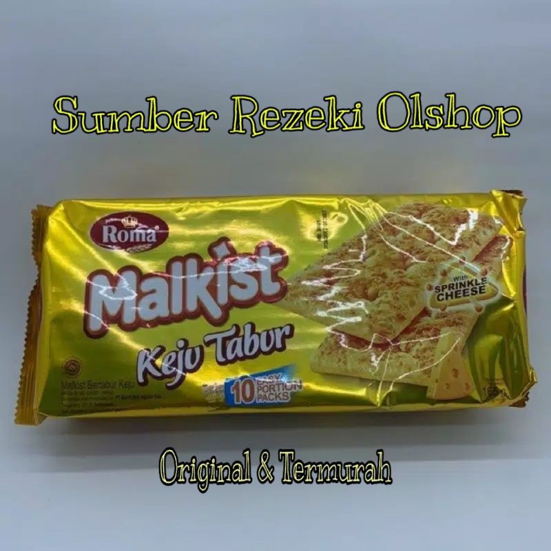 

Roma Malkist Keju Tabur 165gr