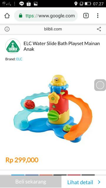 elc water slide playset