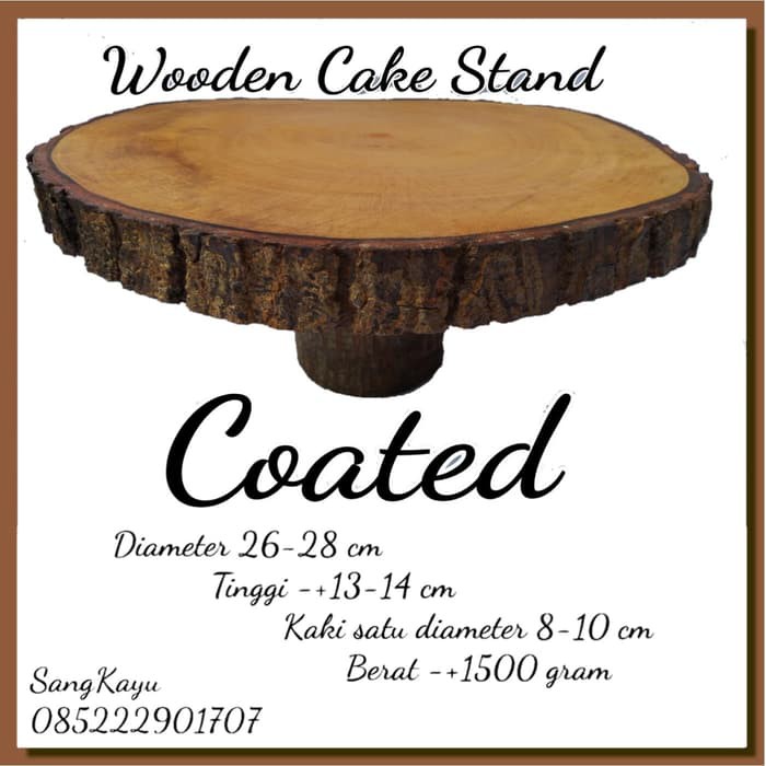 Rustic wedding One tier Cupcakes stand diameter 26-28 cm tempat kue