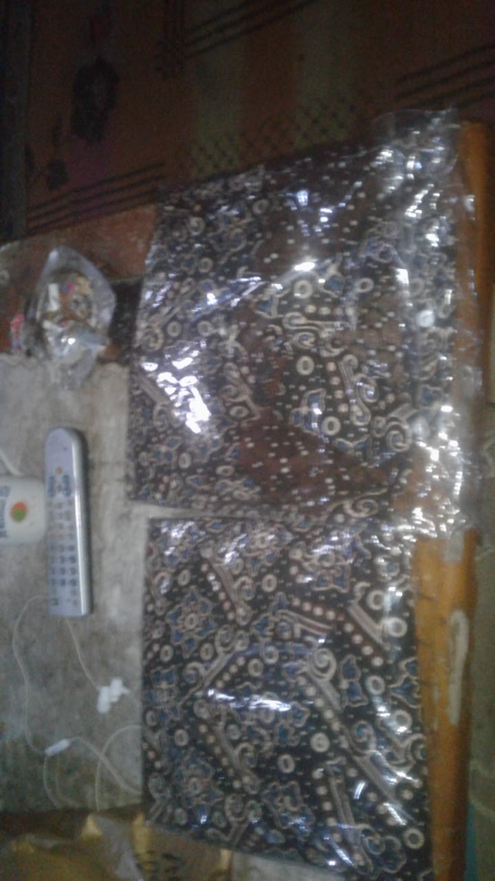 New Batik Couple Modern || Gamis Kerah Jazz || Gamis Lengan Trompet Susun