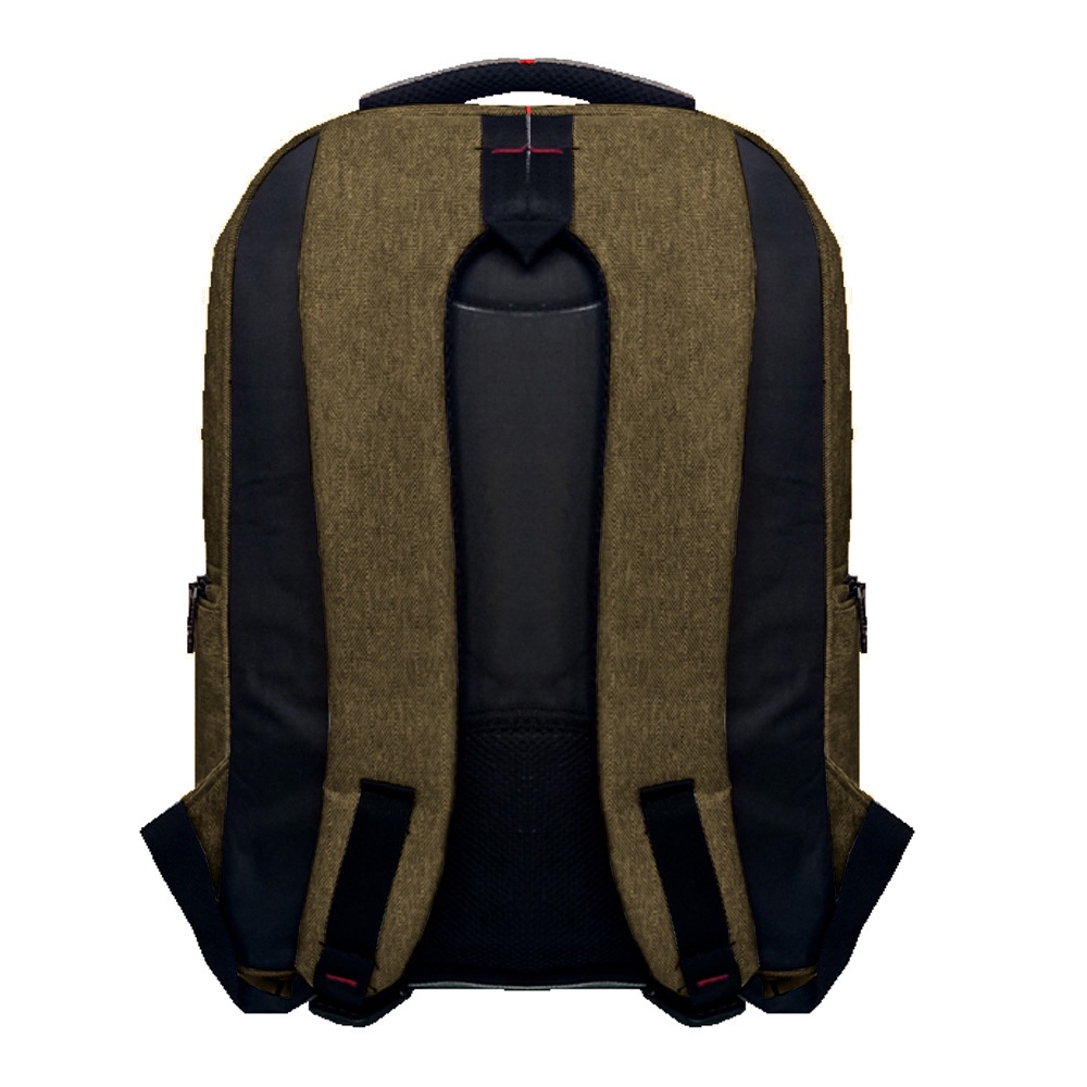 Carboni Tas Ransel Laptop 17 Inchi AA00026 Polyester Serat Sintetis Original - Coffee + Raincover