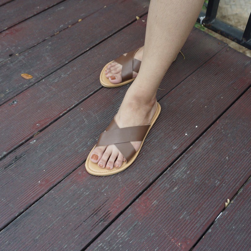 OSLO - BROWN  ( Sandal Wanita )