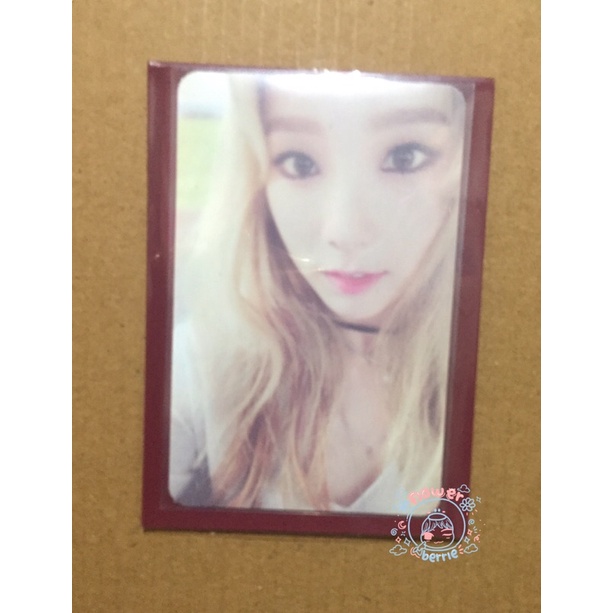 [READY] Official Photocard Snsd Taeyeon I Ver A