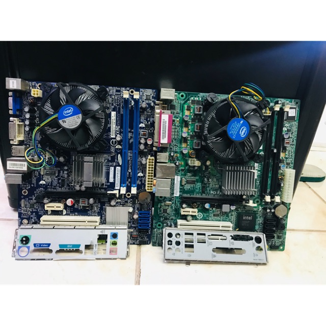 motherboard G41 Paket Procesor Quadcore Q6600 Fan Plus memory 2Gb