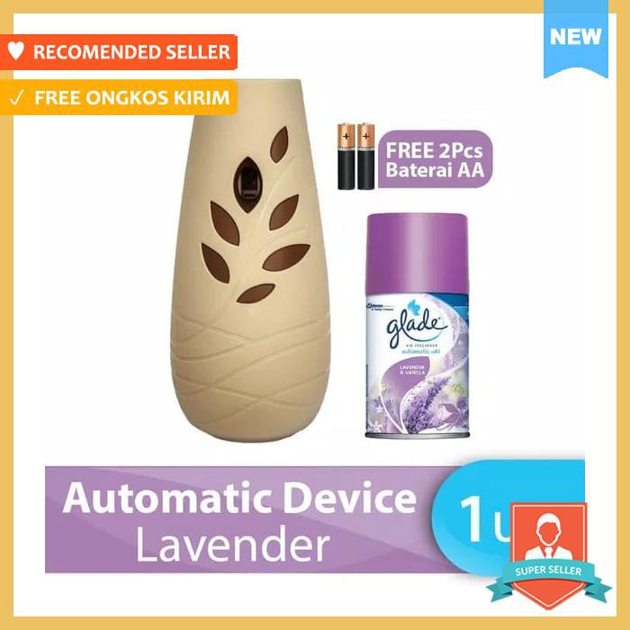 Glade matic device + refill mesin dispenser pengharum ruangan otomatis