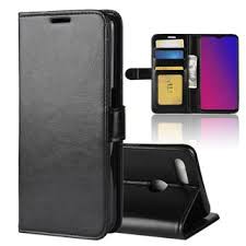 LEATHER CASE FLIP UNTUK OPPO A3S-FLIP WALLET CASE OPPO A3S- CASING DOMPET-FLIP COVER