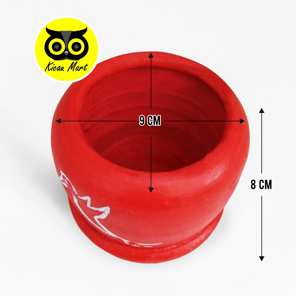 CEPUK MERPATI KERAMIK EKONOMIS TEMPAT PAKAN MAKAN MINUM BURUNG AYAM KELINCI HAMSTER SUGAR GLIDER MRCK