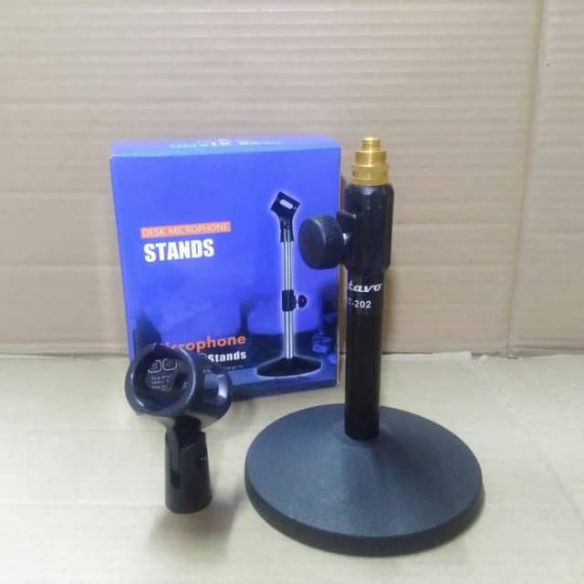 Stand mic meja betavo ST 202.tripod mic.bahan besi bagus